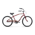 APOLLO Beach Commander 26 In. 7 Speed Cruiser Bike, Deep Red