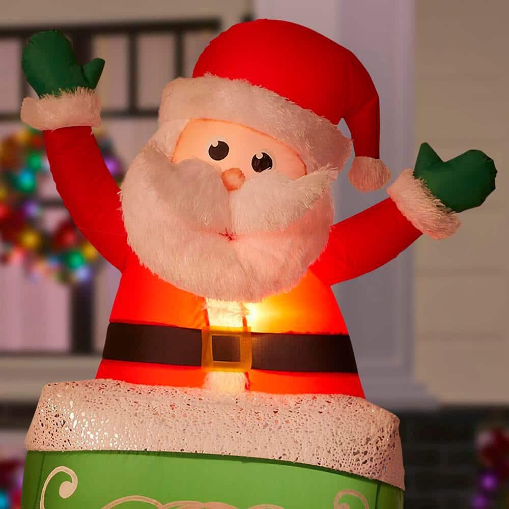 11.5 ft North Pole Express Train Holiday Inflatable