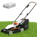 Cordless Lawn Mower 13 Inch, U20 Handy+ 20V Electric Lawn Mowers for Garden, Yard and Farm, 5 Heights Adjustment, Light Weight,4.0Ah Portable Battery Included