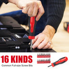 Basic Home Red Tool Kit - 38 Pieces Tool Set with Portable StoraBoxes for Daily Repairing and Maintenance, Home DIY Tool Kit Set for Office & Garage