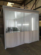 WORKSHOP CURTAINS DIVIDER GARAINDUSTRIAL GRADE 20 FT X 9 FT & CHAIN POCKET