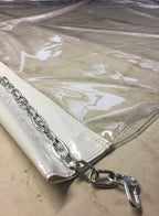 WORKSHOP CURTAINS DIVIDER GARAINDUSTRIAL GRADE 20 FT X 9 FT & CHAIN POCKET