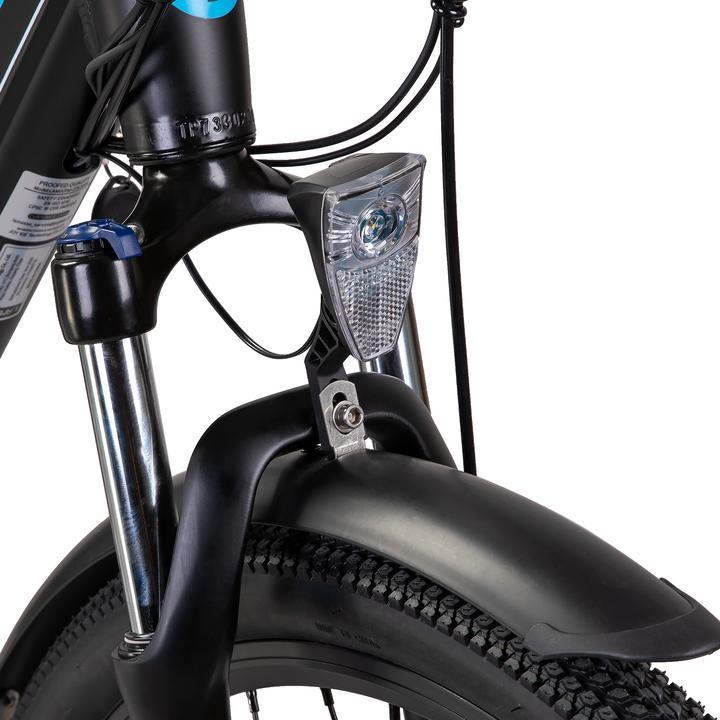 LAMASSU E-Bike Aluminum 27.5 inch Electric Mountain Bike  7 Speed Hydraulic Disc Brake Suspension Fork with Lithium-ion Battery 18.5" Frame