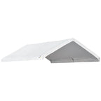 10 ft. W x 20 ft. D Accelaframe Canopy Cover in White (Fits 1-3/8 in. Frame) with Water-Resistant Fabric