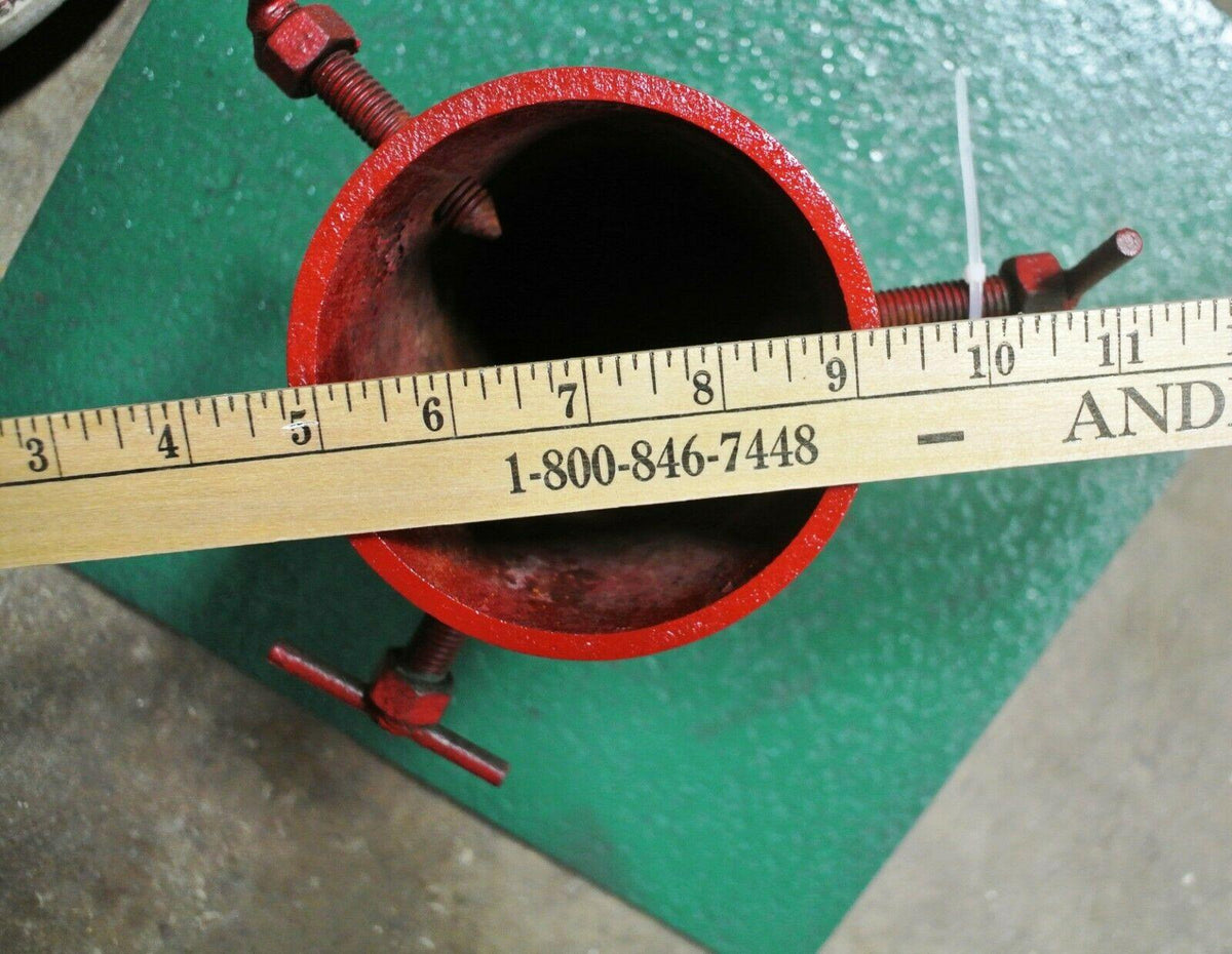 Heavy Duty Solid Steel Christmas Tree Stand 18" x 18" Base 4" Trunk  Freeship