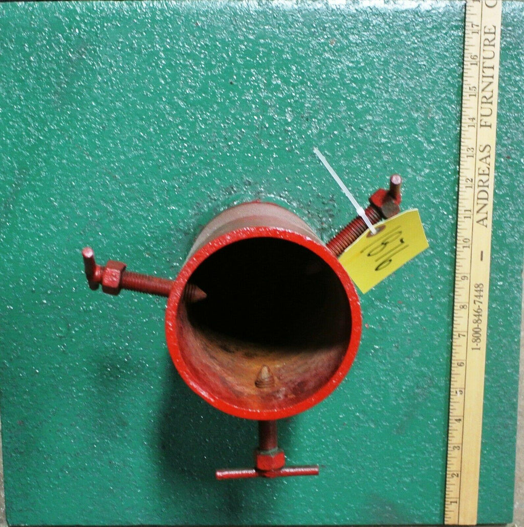 Heavy Duty Solid Steel Christmas Tree Stand 18" x 18" Base 4" Trunk  Freeship