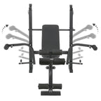 Zerone Multifunctional Household Fitness Adjustable Weightlifting Bench Exercise Equipment,Adjustable Weightlifting Bench