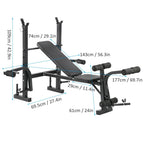 Zerone Multifunctional Household Fitness Adjustable Weightlifting Bench Exercise Equipment,Adjustable Weightlifting Bench