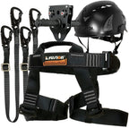 Fusion Climb Tactical Edition Adults Commercial Zip Line Kit Harness/Dual Lanyard/Trolley/Helmet Bundle FTK-A-HLLTH-12