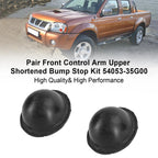 Navara D22 4WD&RWD Pair Front Control Arm Upper Shortened Bump Stop Kit Generic