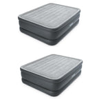 Essential Rest High Rise Contoured Queen Airbed + -In Pump (2-Pack)