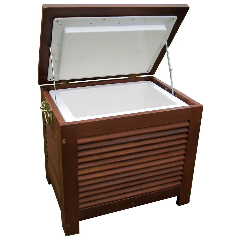 54 qt. Wooden Patio Cooler