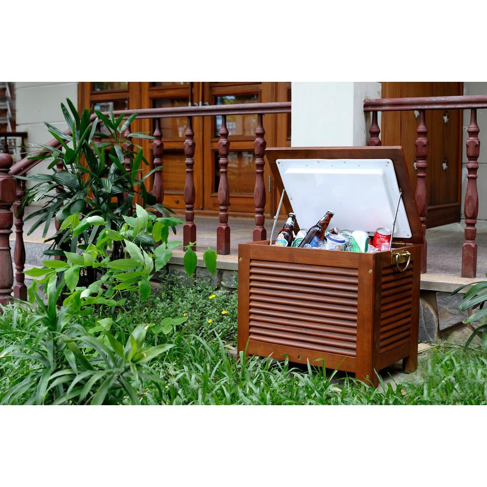 54 qt. Wooden Patio Cooler
