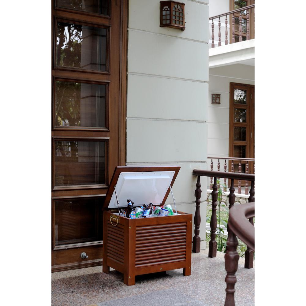 54 qt. Wooden Patio Cooler