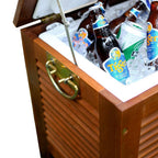 54 qt. Wooden Patio Cooler