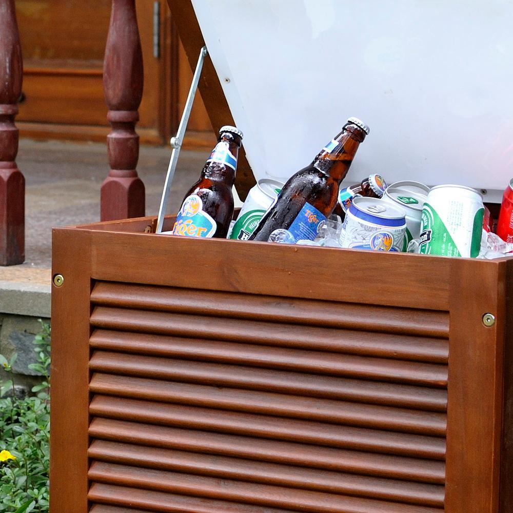 54 qt. Wooden Patio Cooler