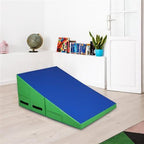 GoDecor Kids WedInclines Cheese Mat, Folding Gymnastics Tumbling Mat (32.7"x23.6"x13.4")