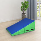 GoDecor Kids WedInclines Cheese Mat, Folding Gymnastics Tumbling Mat (32.7"x23.6"x13.4")
