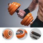 1 Set Adjustable Dumbbells Fitness Dumbbells Household Household Dumbbell Barbell Fitness Dumbbell for Men and Women