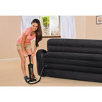 Queen Size Inflatable Pull-Out Futon Sofa Couch Bed, Dark Gray (5-Pack)