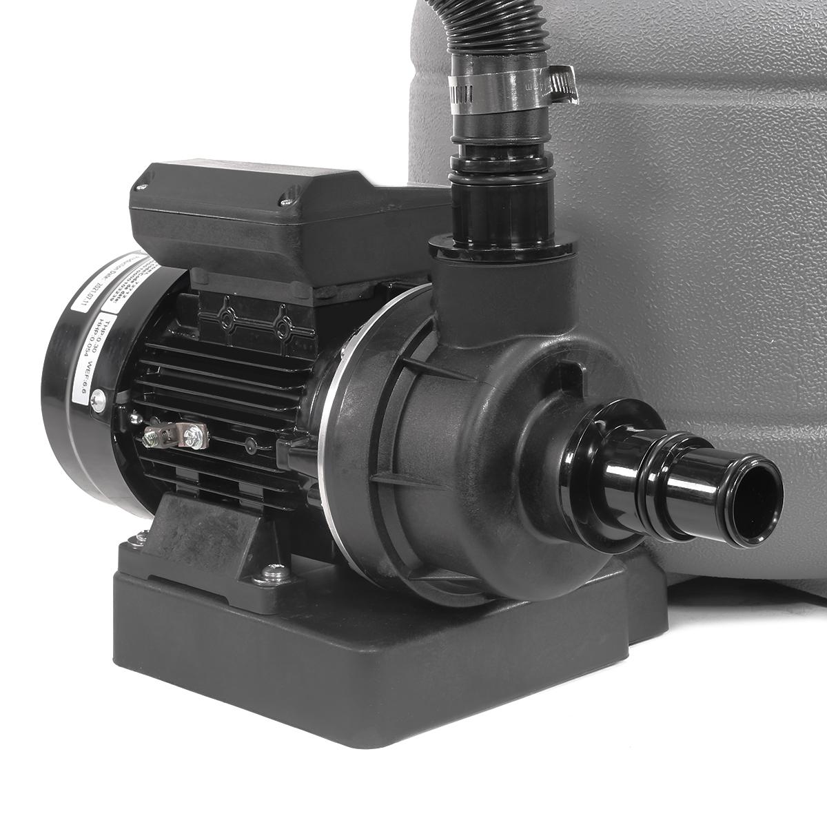xtremepowerus 12" sand filter above-ground pool pump swimming pool with stand (filter media included)