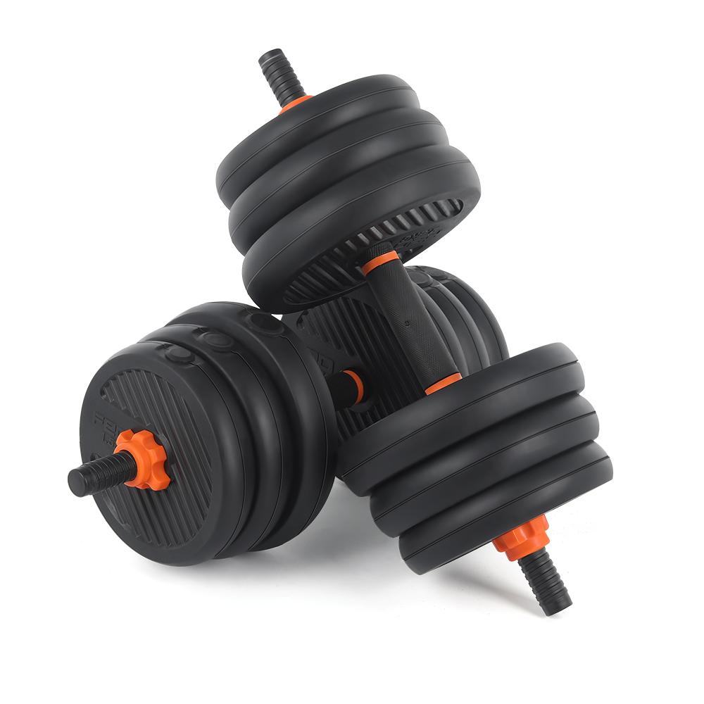 35KG Adjustable Dumbbell Set, 6 in 1 Adjustable Dumbbells / Barbell / Kettlebell / Push up 77lb Bodybuilding Weight Training Kit