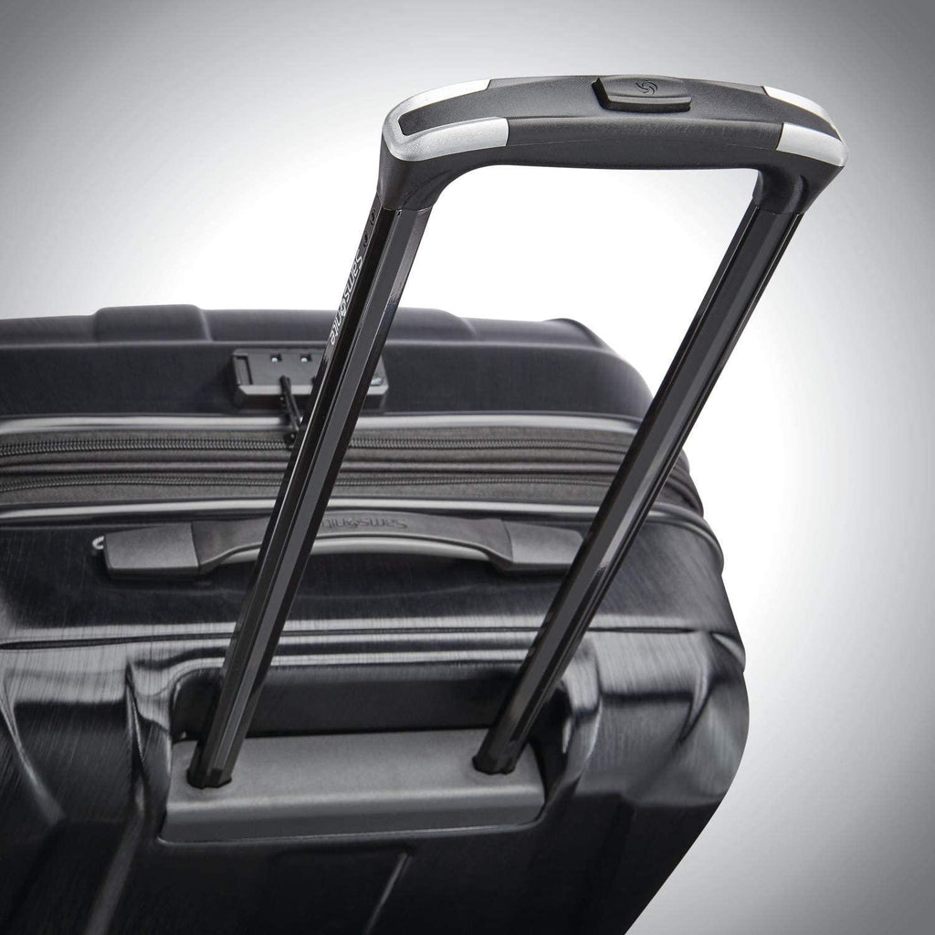 Centric 2 Hardside Expandable Luggage with Spinner Wheels, Black, 3-Piece Set (20/24/28)