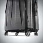 Centric 2 Hardside Expandable Luggage with Spinner Wheels, Black, 3-Piece Set (20/24/28)