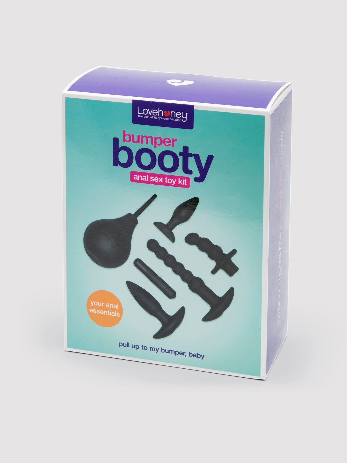 Lovehoney Bumper Booty Bundle Anal Sex Toy Kit (6 Piece), Black