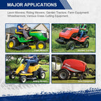 23x9.50-12 Lawn Mower Tire 23-9.5-12 Turf Tires 23x9.5x12 Lawn Tractor Tires 23x9.5-12 nhs 4PR P332, Set of 2
