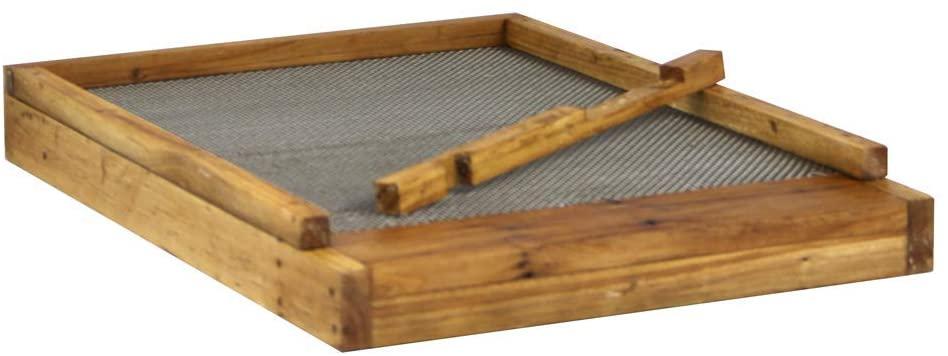 hoover hives 10 frame langstroth beehive parts kit dipped in 100% beeswax includes telescoping top cover, oval bee escape, inner cover, screened bottom board, entrance reducer &amp; queen excluder