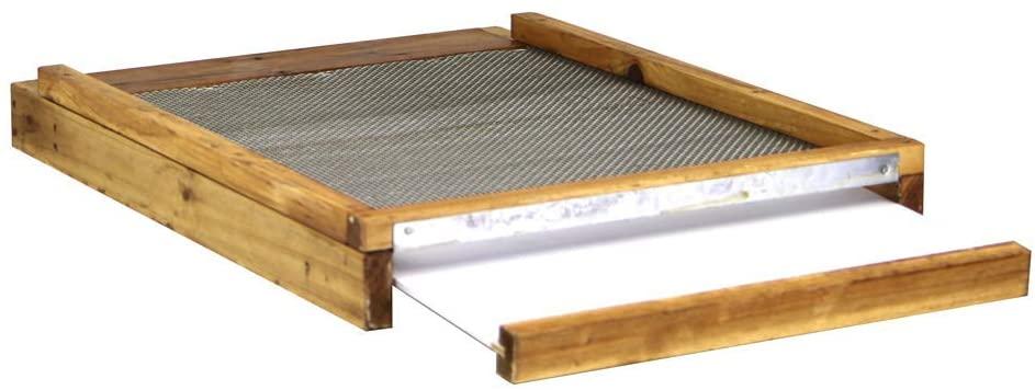 hoover hives 10 frame langstroth beehive parts kit dipped in 100% beeswax includes telescoping top cover, oval bee escape, inner cover, screened bottom board, entrance reducer &amp; queen excluder