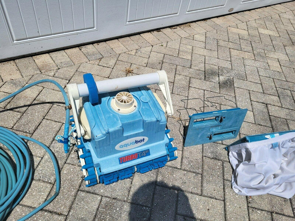 aquabot turbo t4rc in-ground automatic robotic swimming pool cleaner w/ remote
