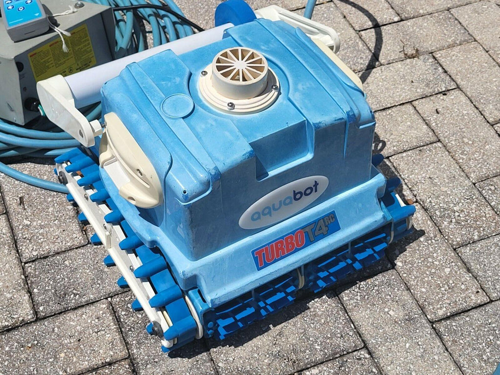 aquabot turbo t4rc in-ground automatic robotic swimming pool cleaner w/ remote