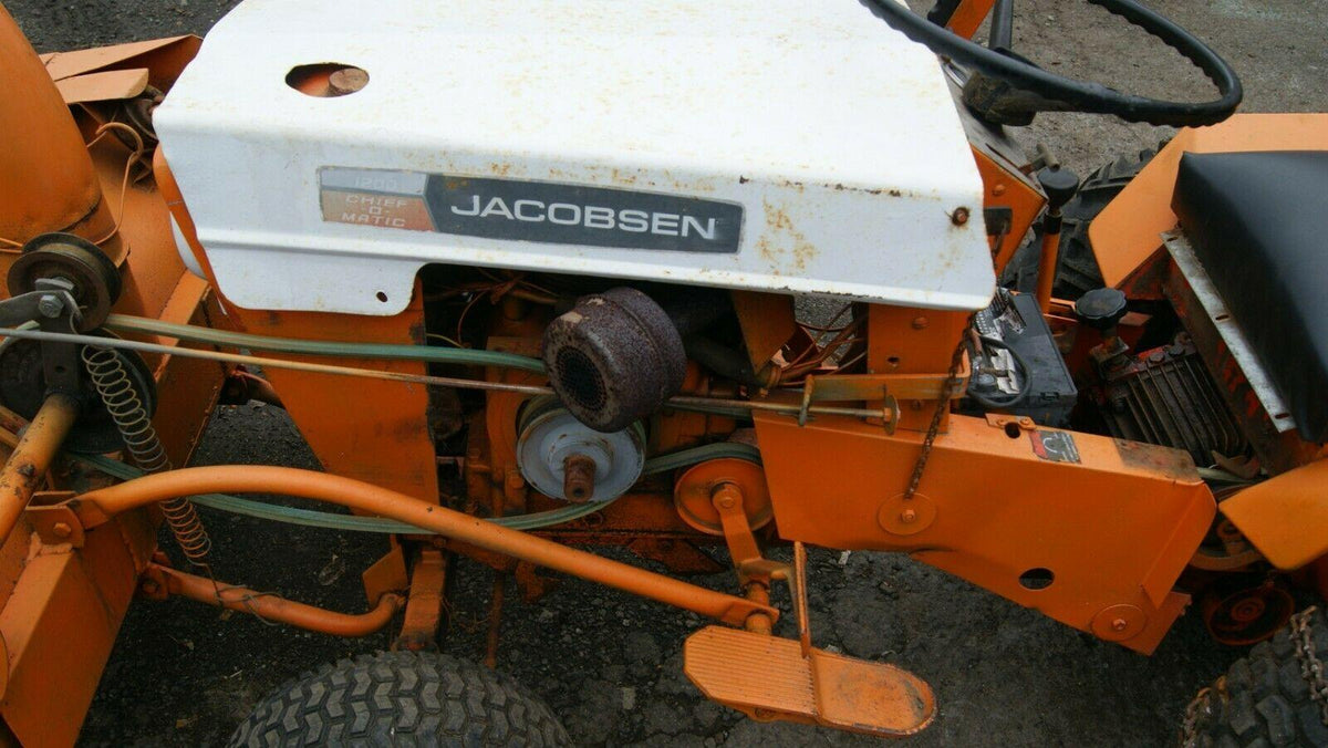 JACOPSEN 1200 CHIEF -O- MATIC 12 HP KOHLER ENGINE WITH SNOW BLOWER ATTACHMENT