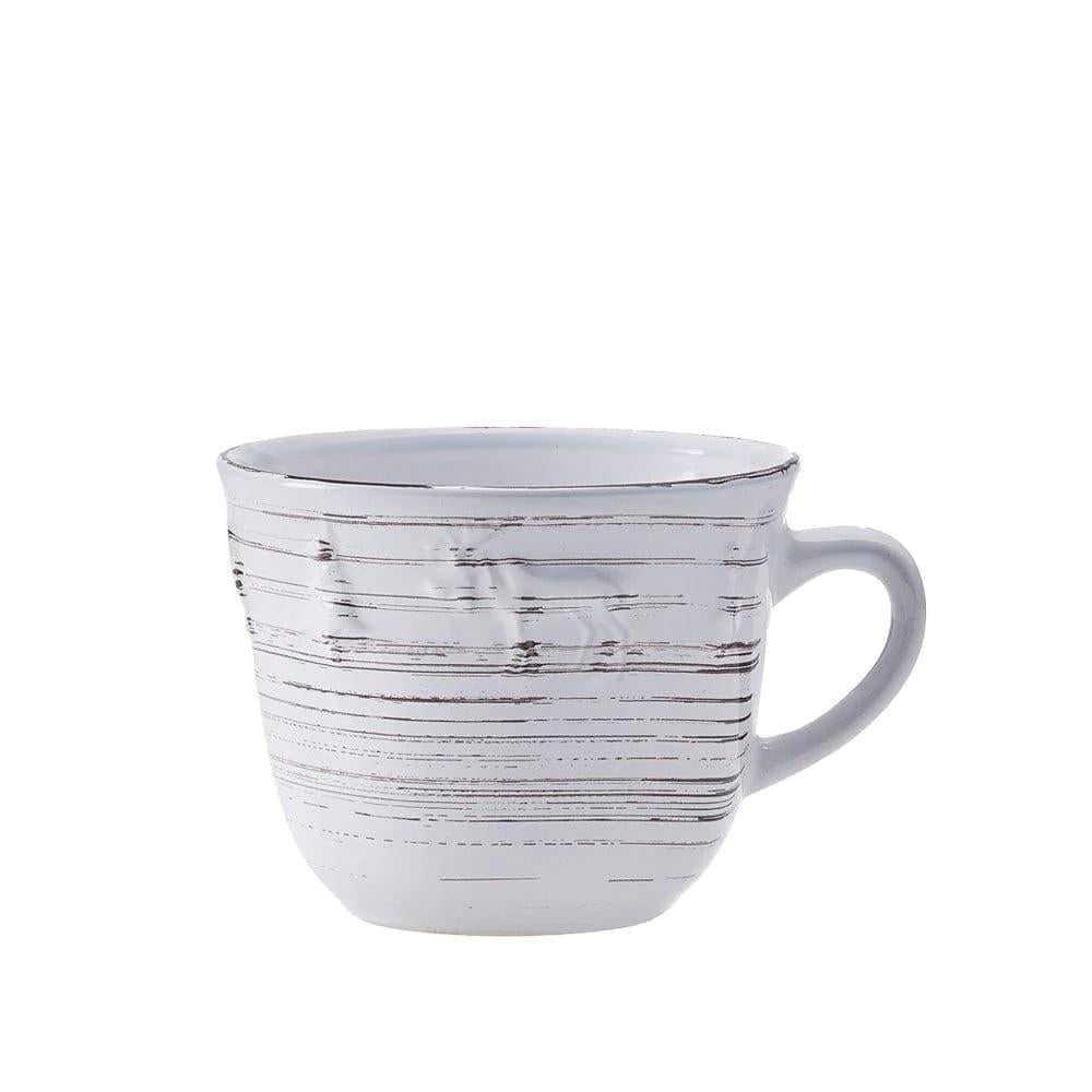 Trellis Lodge White 16 Piece Dinnerware Set, Service for 4