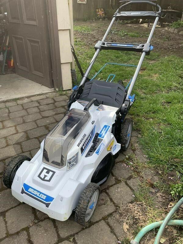Mower Cordless Kit Hart Brushless Adaptive Speed 40-Volt 5.0 21 Self-Propelled