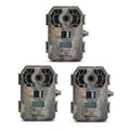HD Video Infrared No Glow Hunting Scouting Game Trail Camera (3-Pack)
