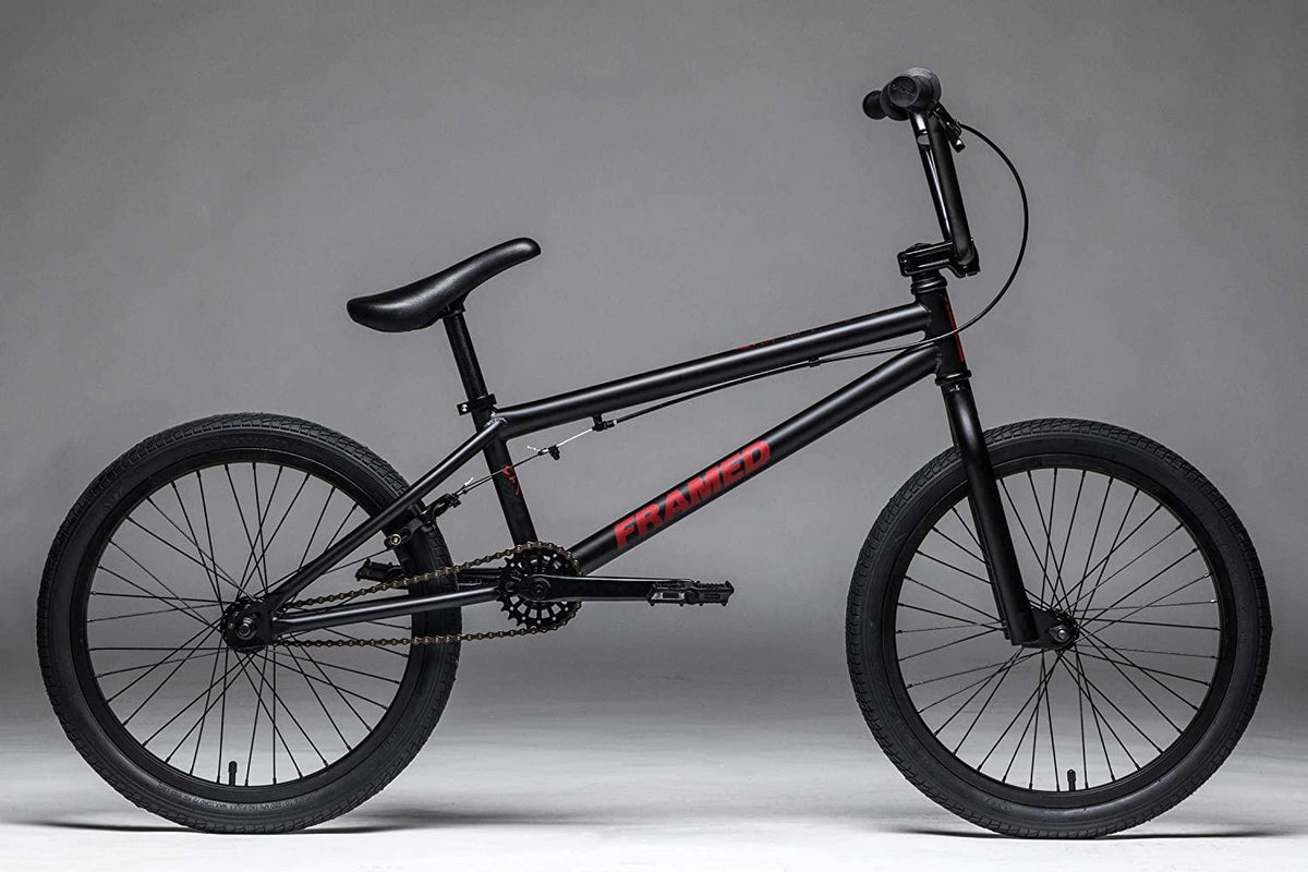 Framed Attack XL BMX Bike Mens Sz 20in/21in Top Tube Black/Red
