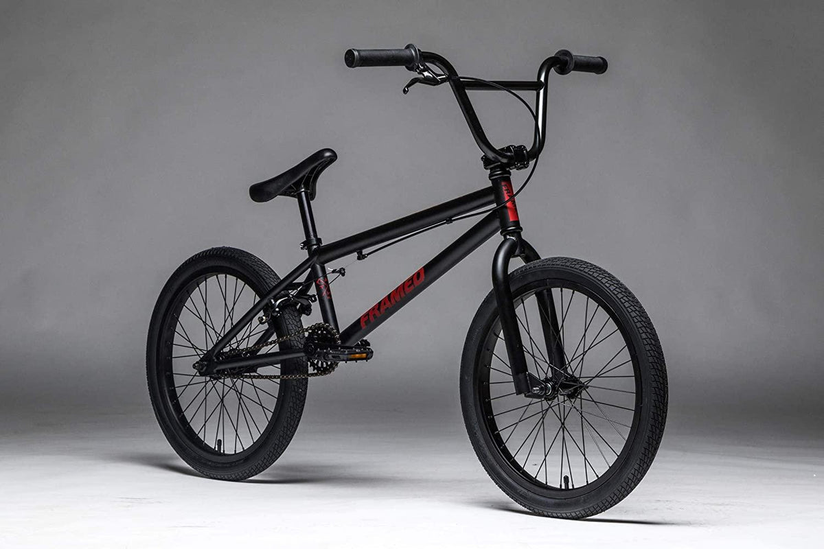 Framed Attack XL BMX Bike Mens Sz 20in/21in Top Tube Black/Red
