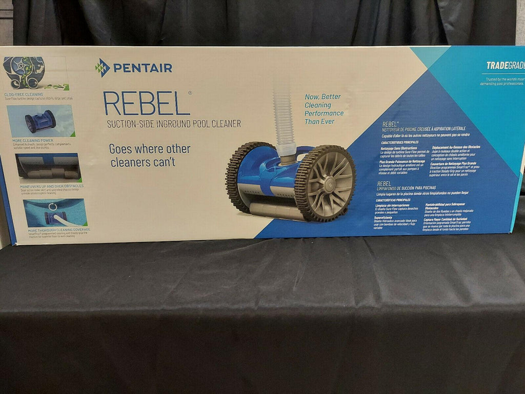 pentair rebel suction-side in ground pool cleaner/brand new sealed box/360473