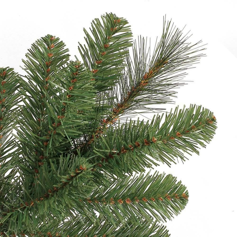 Home Herita9 Ft Artificial Cascade Pine Christmas Tree Prelit Changing Lights