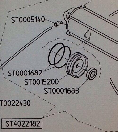 John Bean EHP System Tire Changer Turn Table Cylinder Rebuild Seal Kit OEM Parts