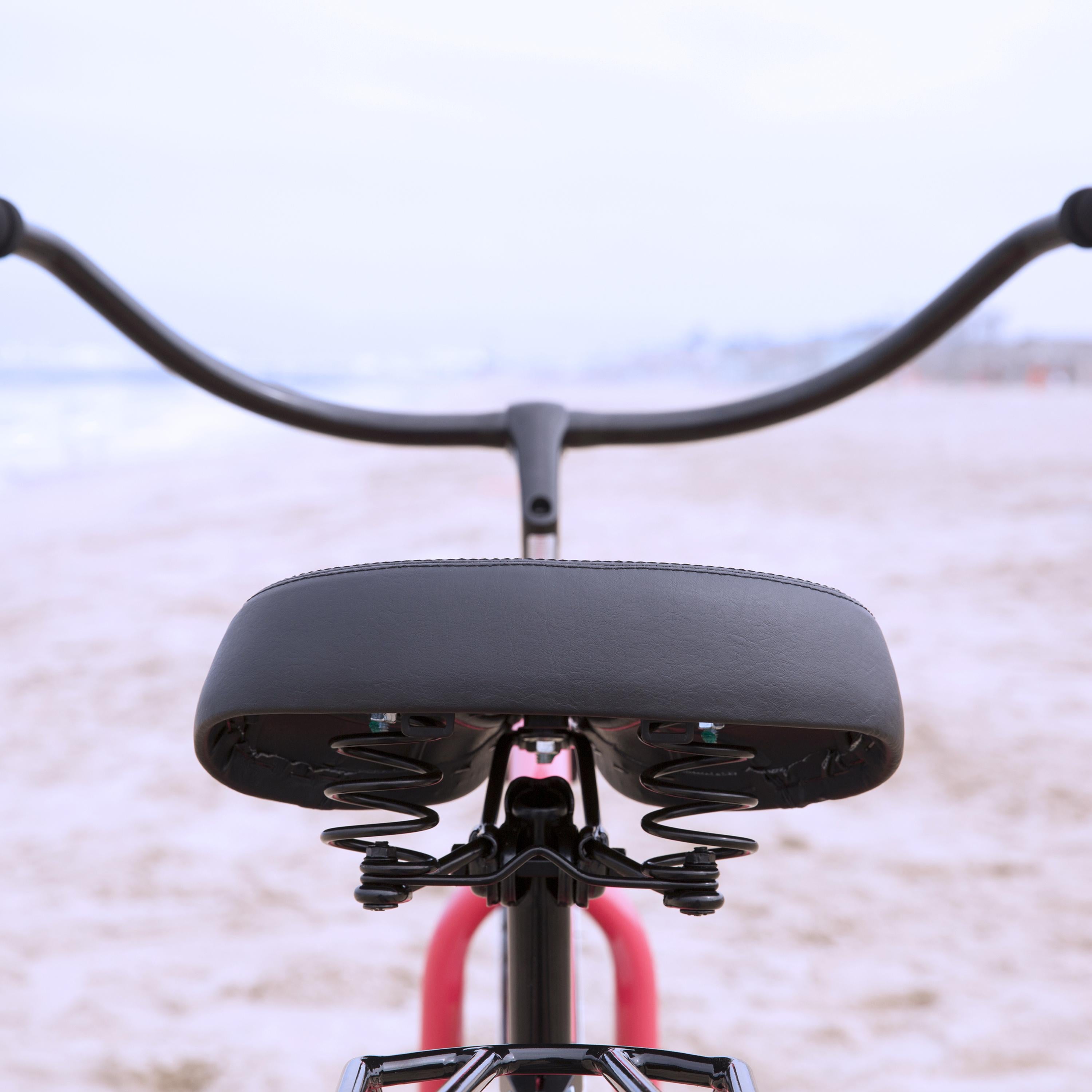 reezero Around Block Women's Single-Speed Beach Cruiser Bicycle, 26 In. Wheels, Coral