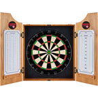 20.5 in. Atlanta Hawks Hardwood Classics NBA Wood Dart Cabinet Set