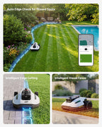(2026 Upgrade)  YUKA mini 2 1000H Robotic Lawn Mower, for 0.25 Acre, 360° LiDAR + AI Vision, 45% Slope, DropMow, Smart Battery Management,Cutting Heights 2.0"-3.5"