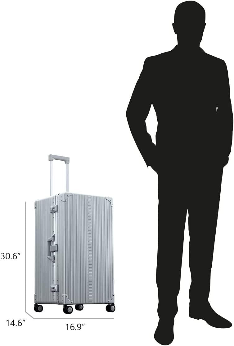 30" International Trunk Aluminum Hardside Luggage