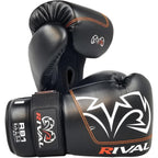 Rival Boxing RB1 2.0 Ultra Hook and Loop Bag Gloves - XL - Black