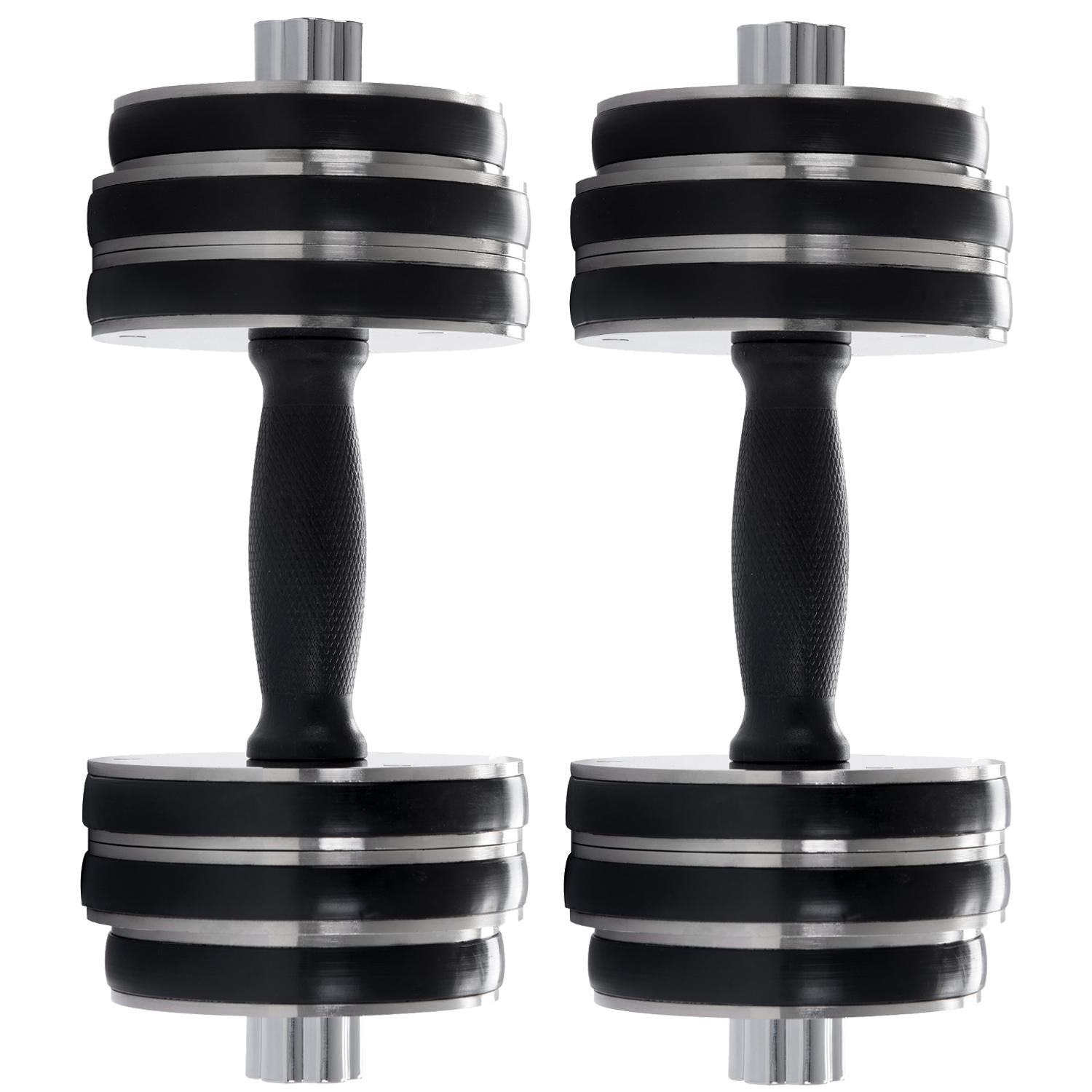Pair of Adjustable Dumbbell Set, Non-Slip Dumbbells Set with Dumbbell Plates, 33lbs Fitness Dumbbells Set for Adults Men Women, Fitness Equipment Gym Workout Strength Training Lifting Dumbells, W16330