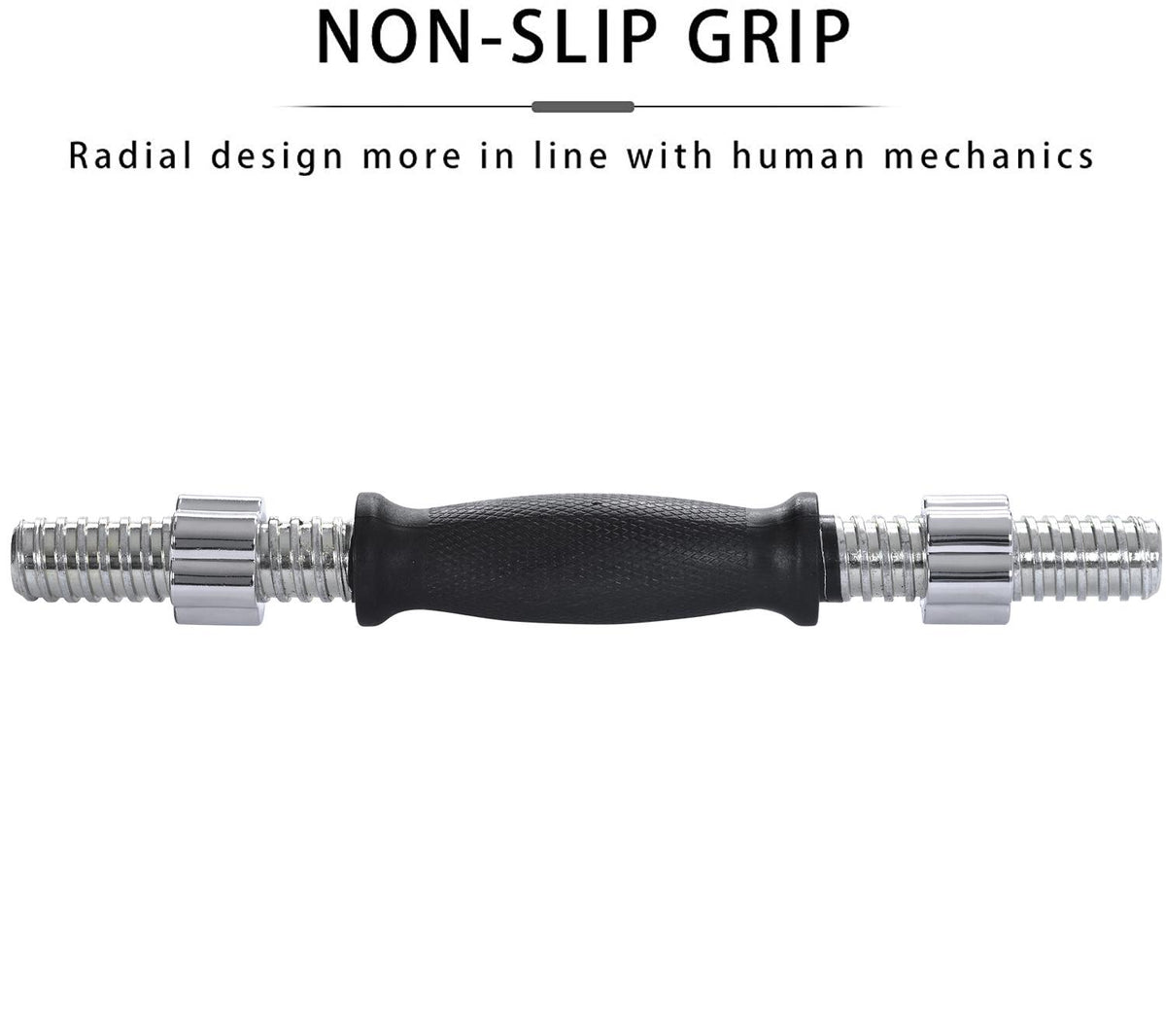 Exercise &amp; Fitness Dumbbells Set of 2, 33LBS Adjustable Weights Dumbbell Set, Non-Slip Dumbbells with Dumbbell Plates, Home Gym Weight Training Dumbbell Fitness Equipment for Men Women, Black, W16337